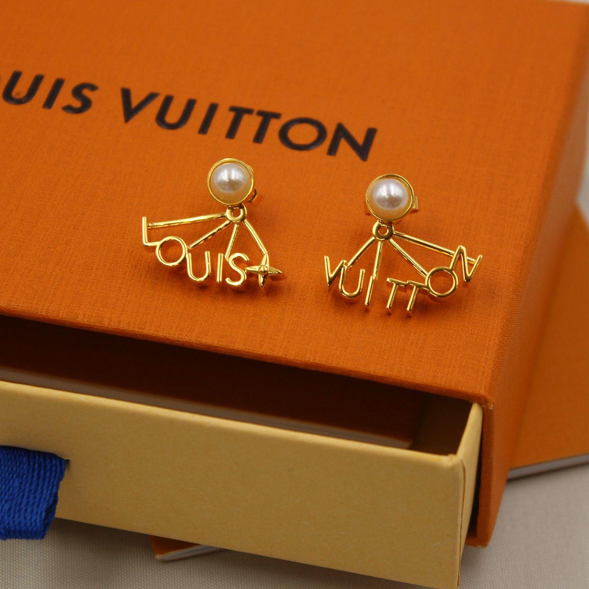 Louis Vuitton Louis Vuitton Pearl Earrings