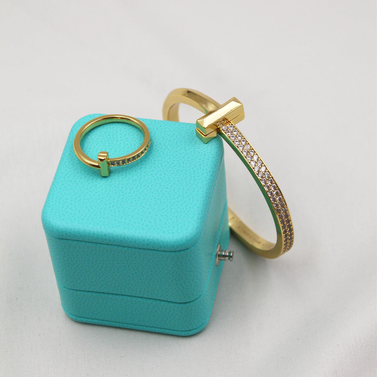 Tiffany & Co. T1 Diamond Ring & Bracelet
