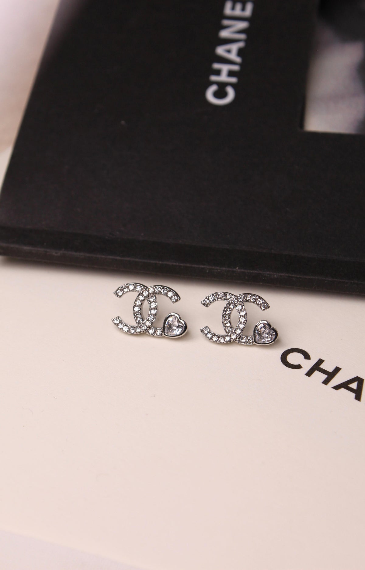 Chanel Gold CC Drop Earrings