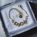 Dior Gold Logo Bracelet