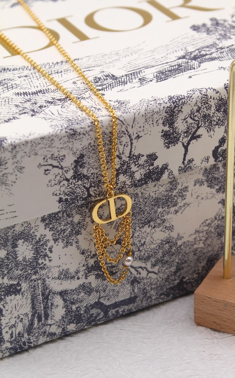 Dior CD Gold Jewelry necklace
