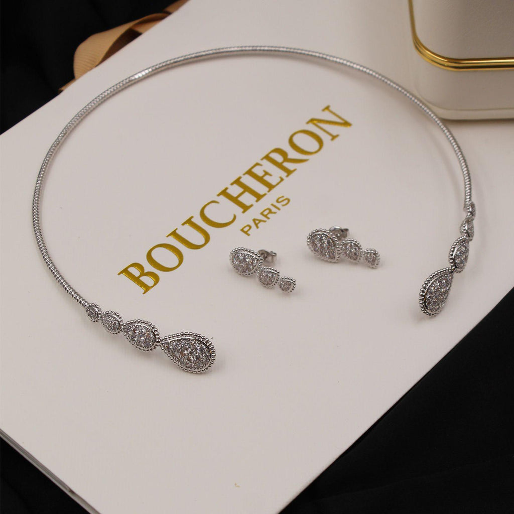 Boucheron Serpent Bohème Diamond Necklace & Earrings Set