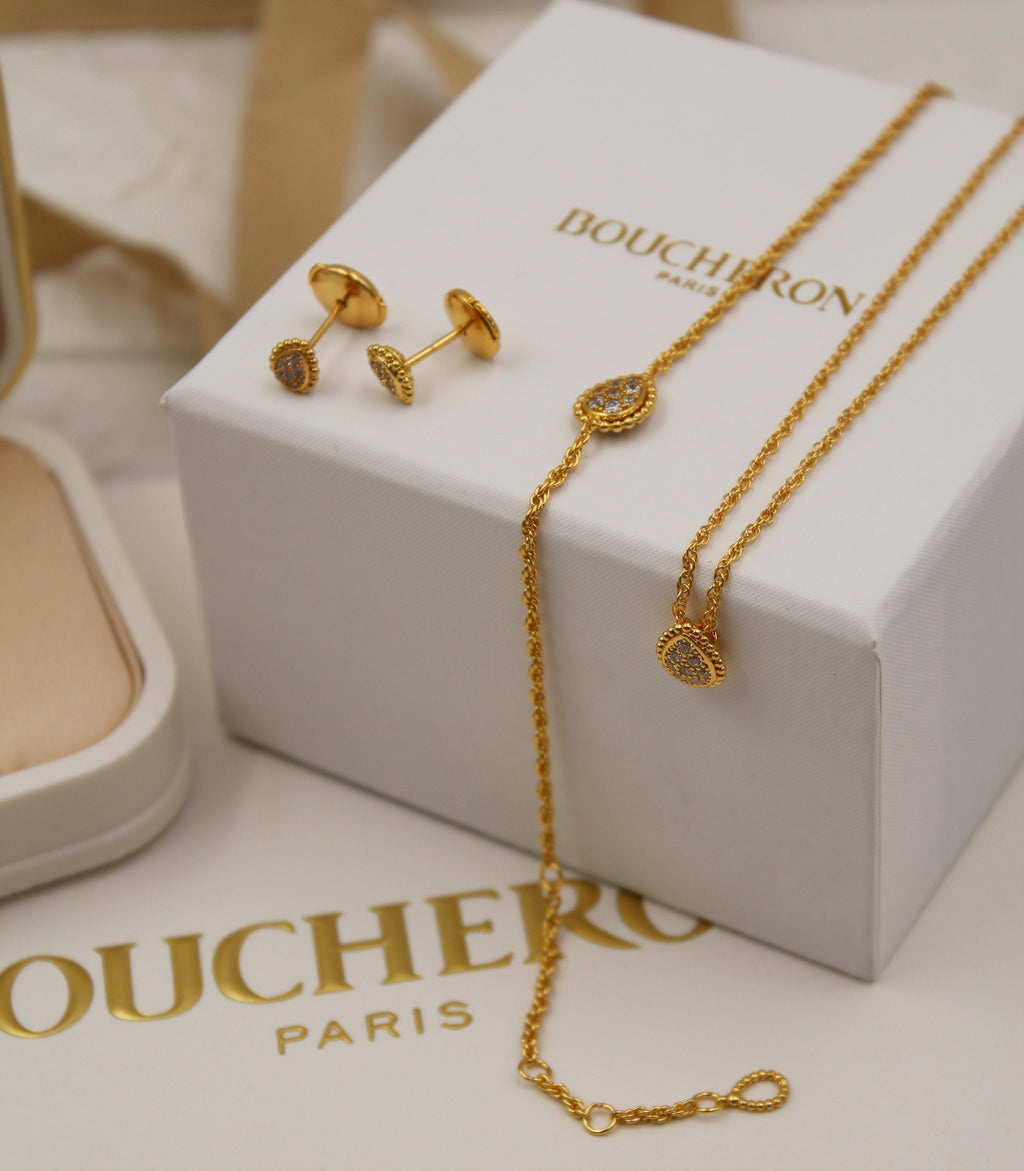 Boucheron Serpent Bohème Diamond Necklace & Earrings & Bracelet