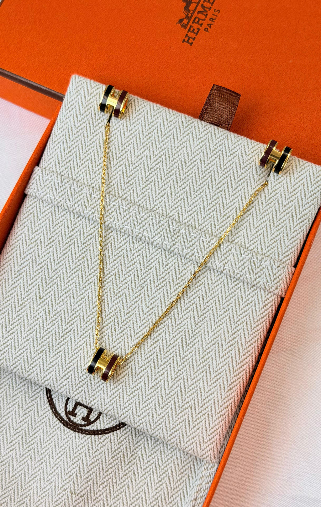 Hermès Pop H Necklace and Earrings Jewelry Set