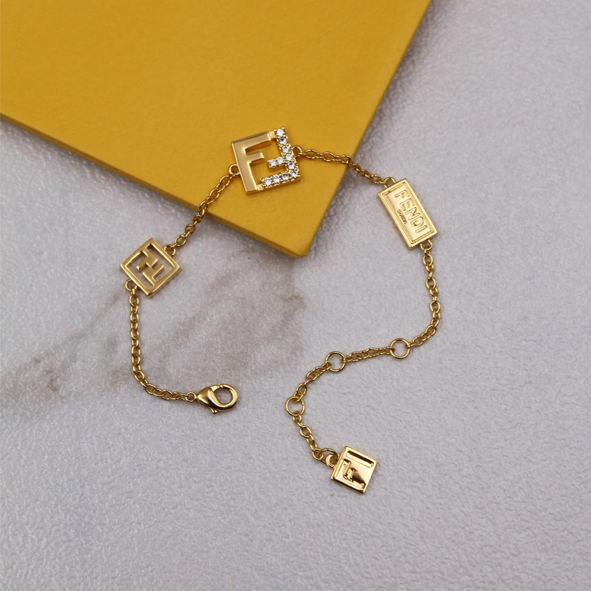 Fendi FF Gold Bracelet