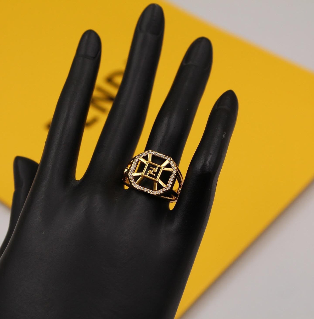Fendi FF Gold Ring