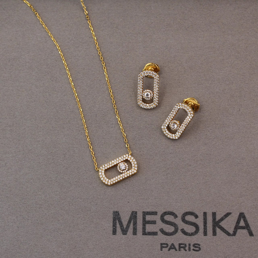 Messika Move Uno Necklace & Earrings