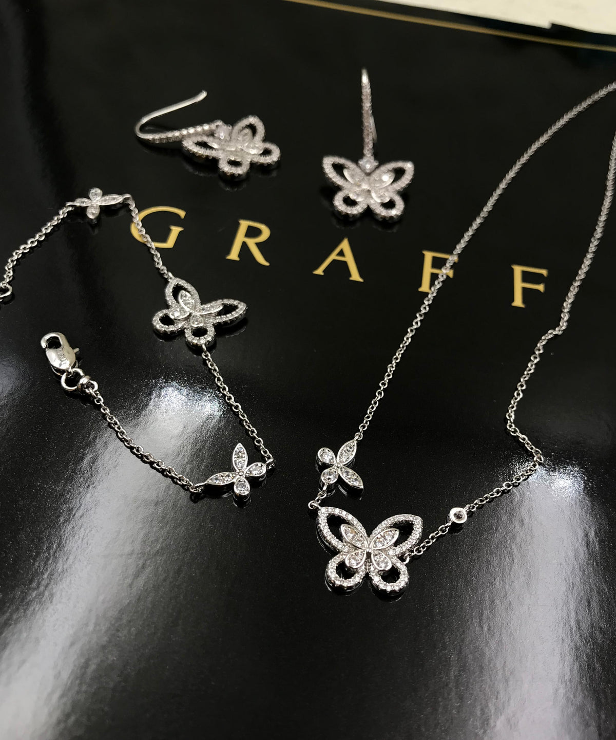 Graff Butterfly Diamond Set