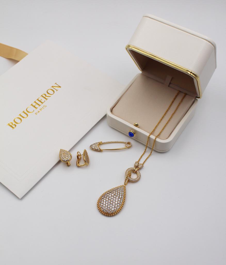 Boucheron Serpent Bohème Necklace, & Earrings Set