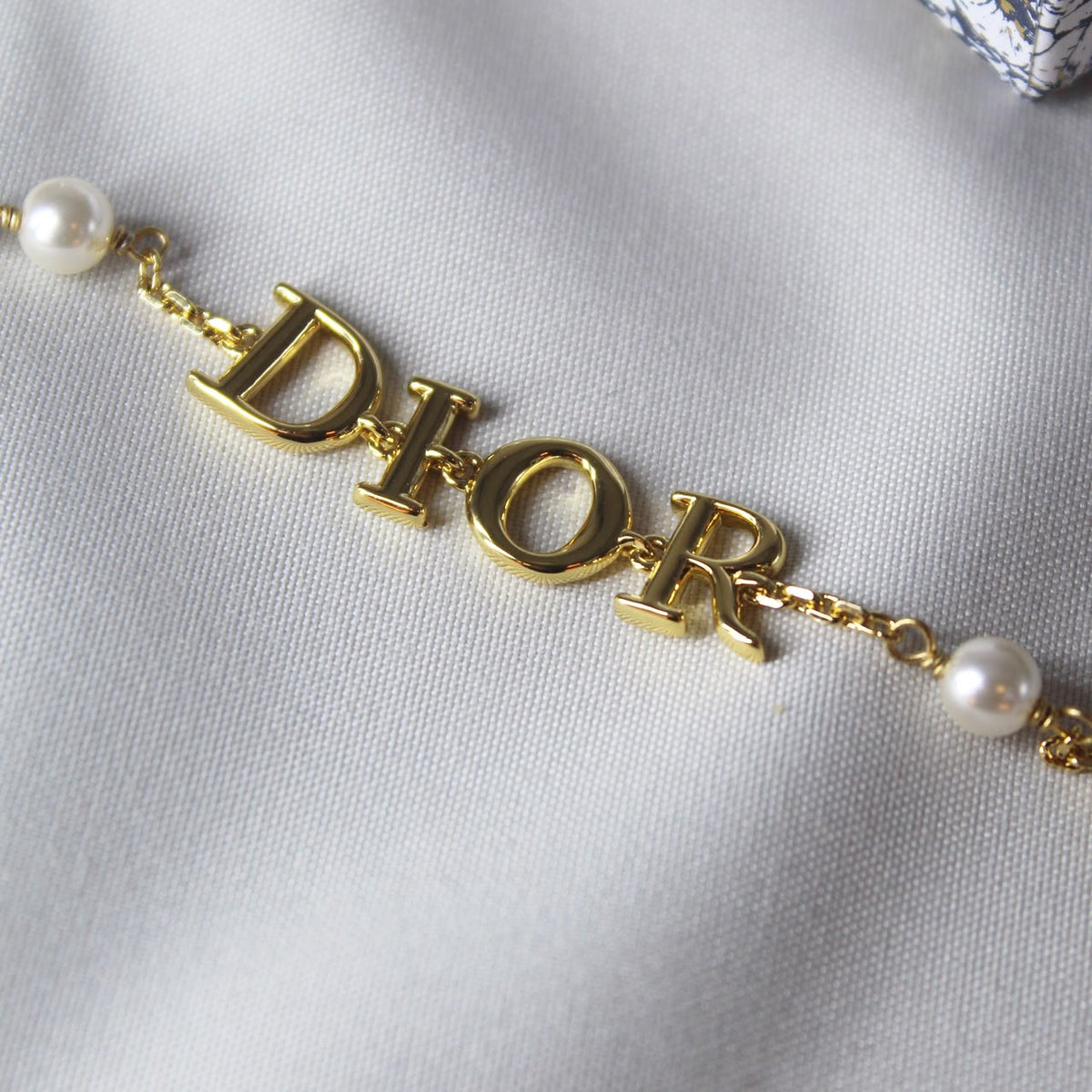 Dior Gold Logo Bracelet