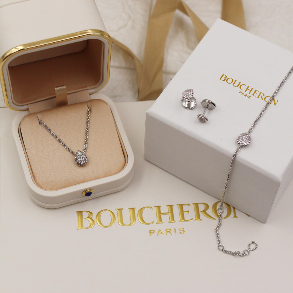 Boucheron Serpent Bohème Diamond Necklace & Earrings & Bracelet