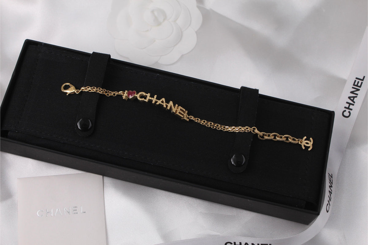 Chanel Gold Logo Bracelet
