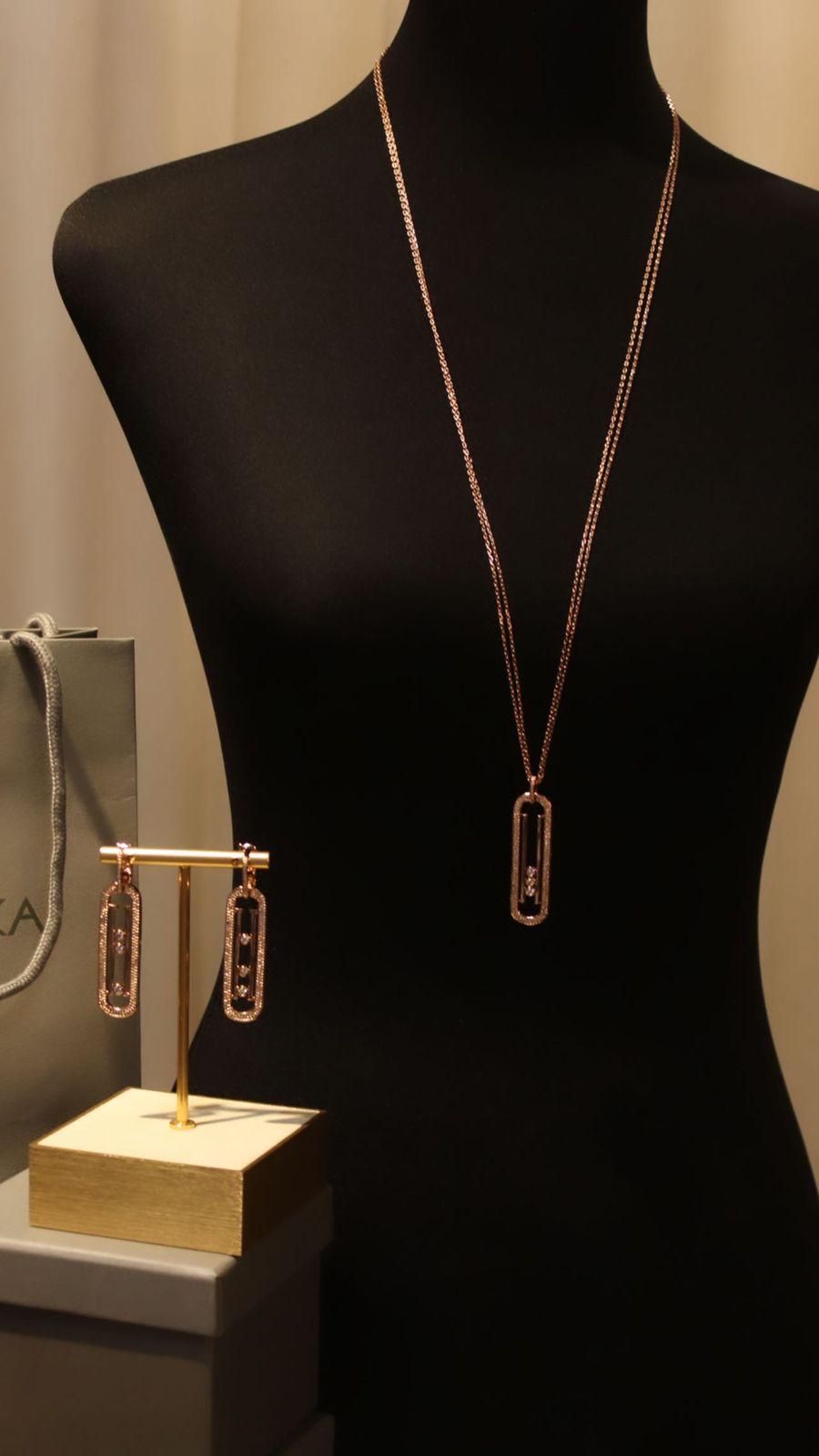 Messika Move Uno Vertical Necklace & ring