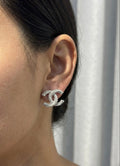Chanel CC Logo Earrings