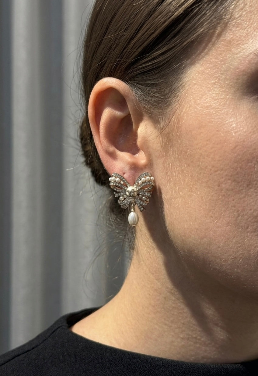 Chanel CC Logo Earrings