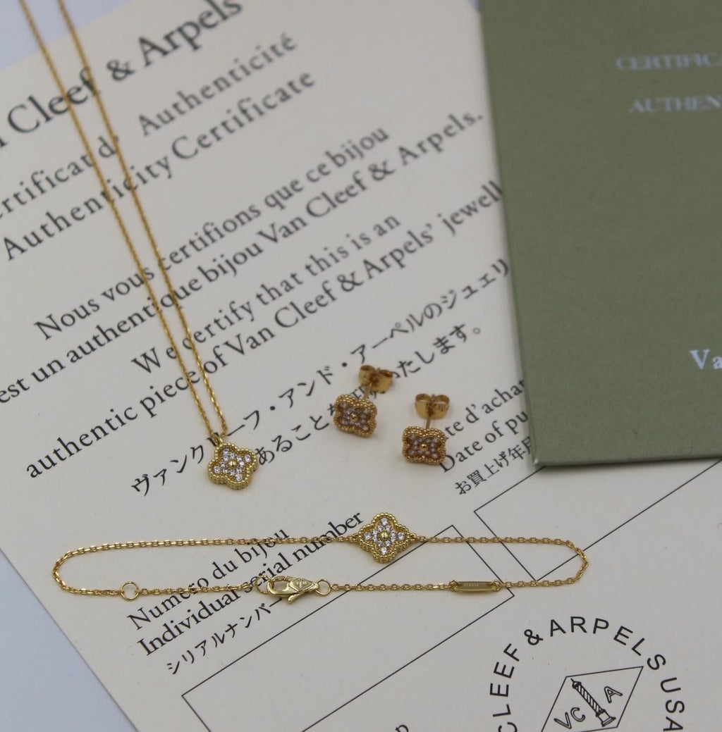 Van Cleef & Arpels Alhambra Motif Jewelry Set