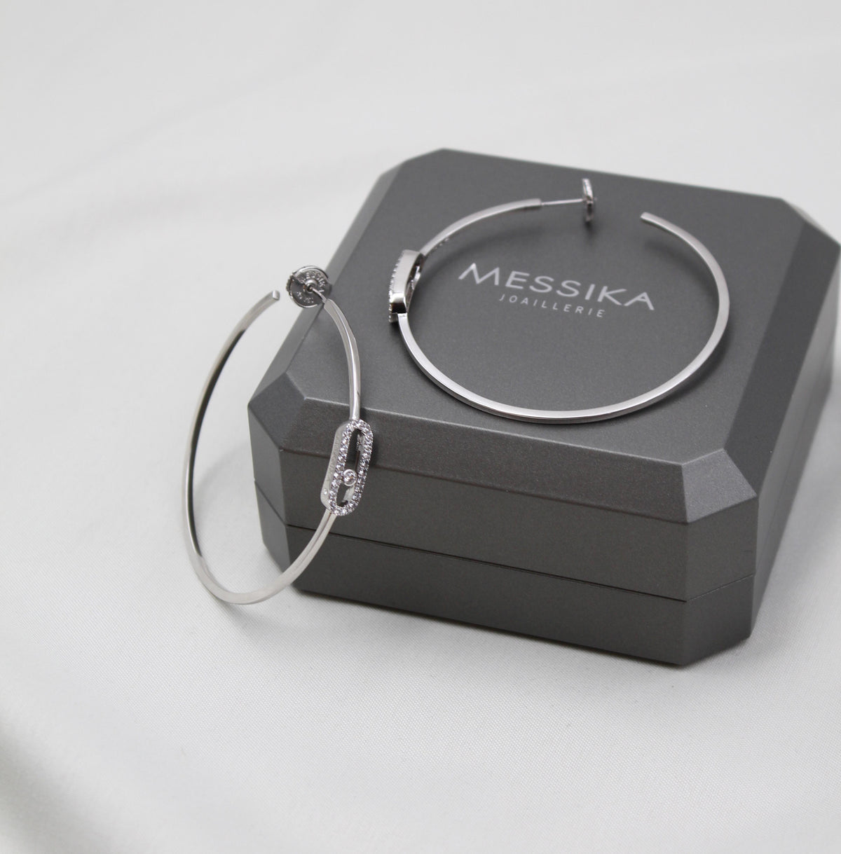 Messika Move Classic Large Hoop Earrings