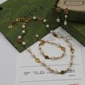 Gucci Interlocking G Pearl Jewelry Set