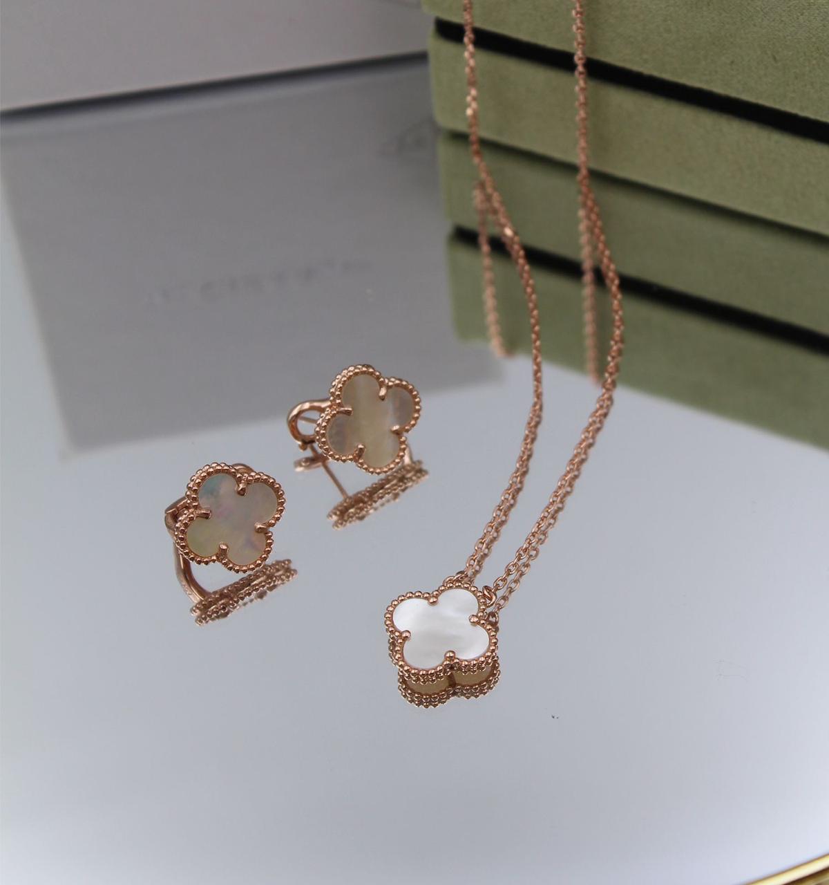 Van Cleef & Arpels Alhambra Motif Jewelry Set