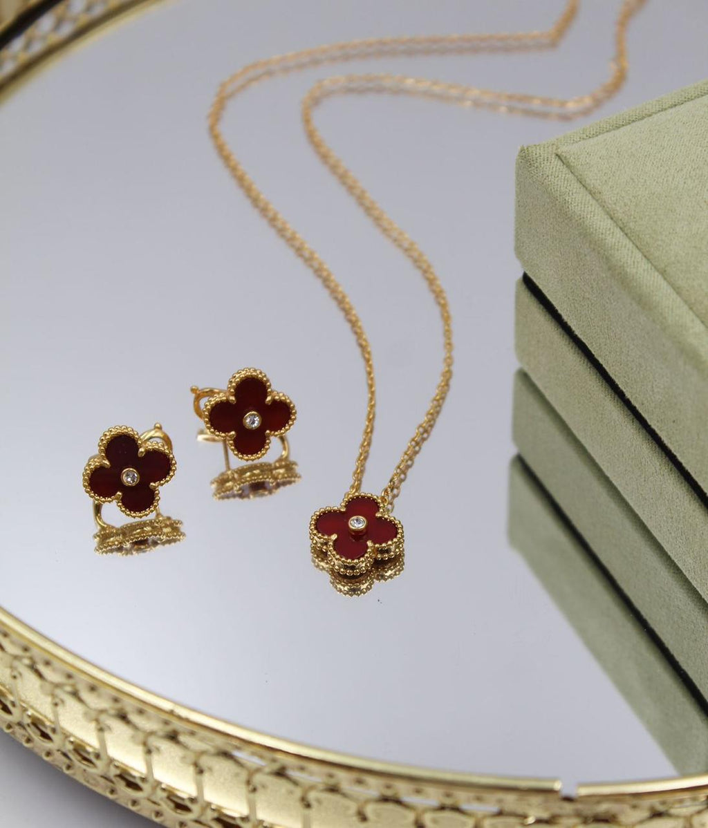 Van Cleef & Arpels Alhambra Motif Jewelry Set