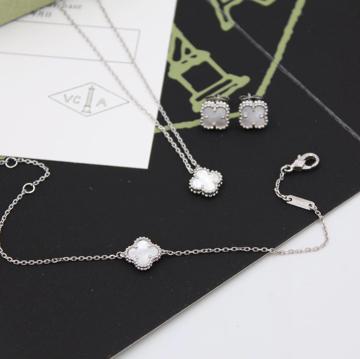Van Cleef & Arpels Alhambra Motif Jewelry Set