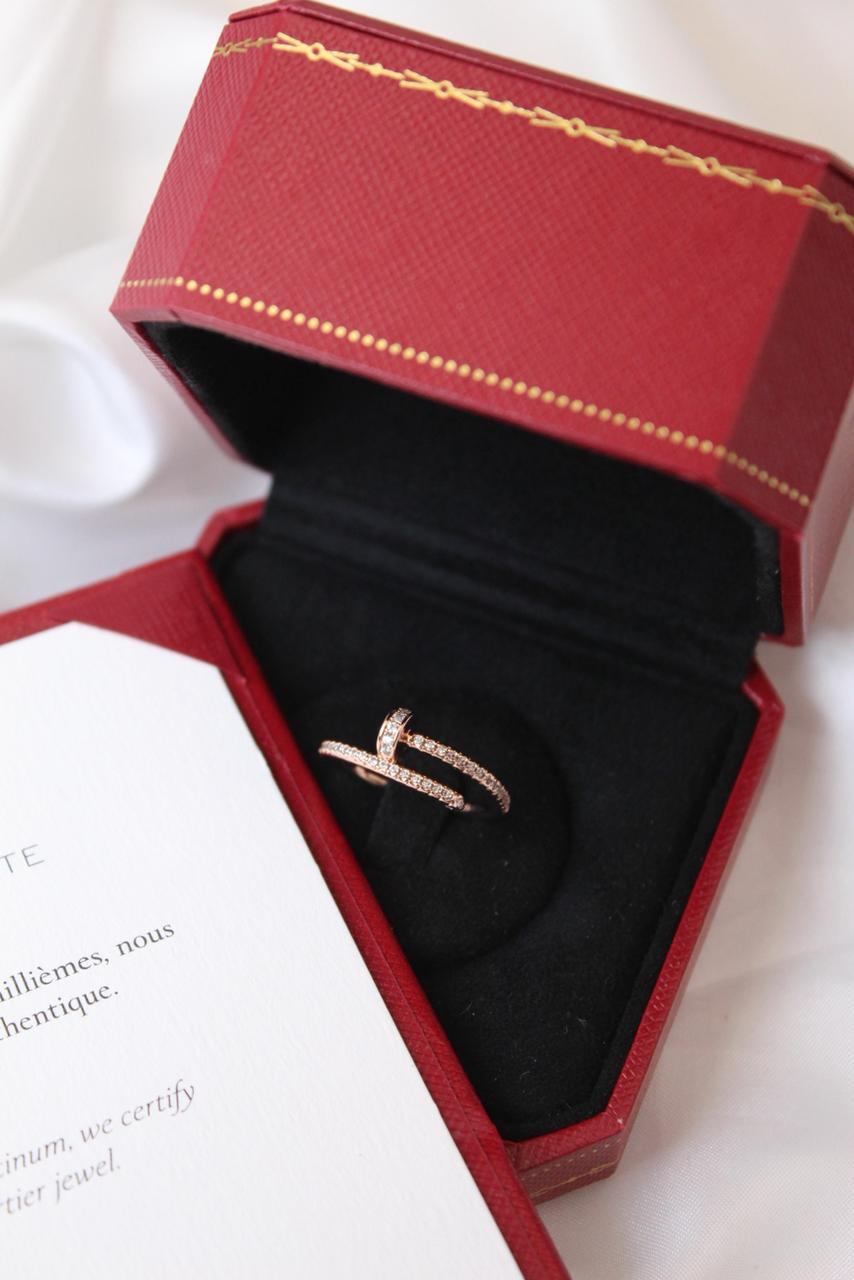 Cartier Full Pave Nail Ring