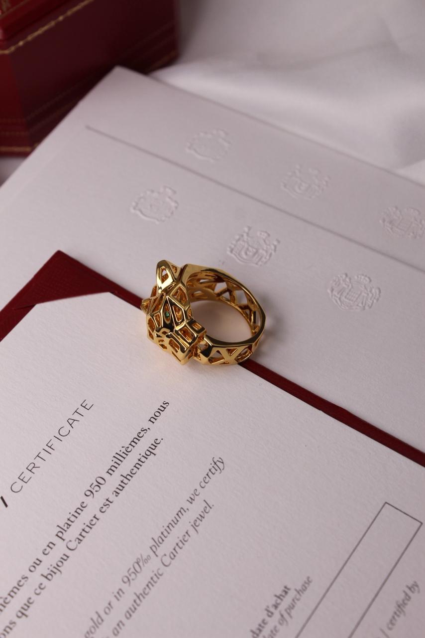 Cartier Sculpted Panther Ring