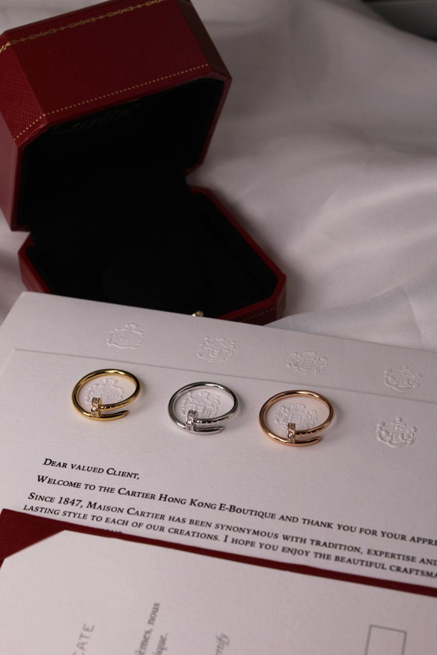 Cartier Head Accent Nail Ring