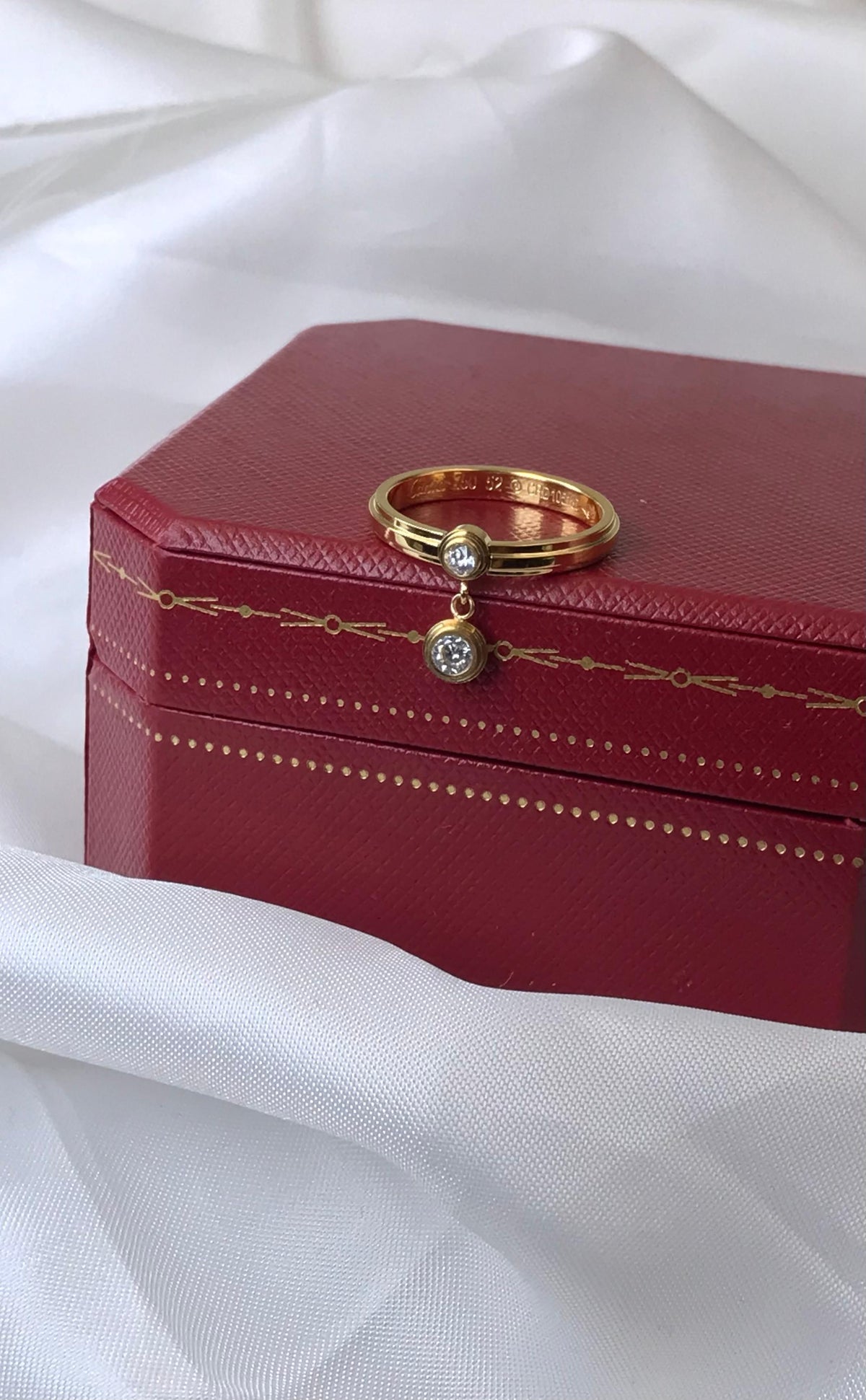 Cartier Double Drop Ring