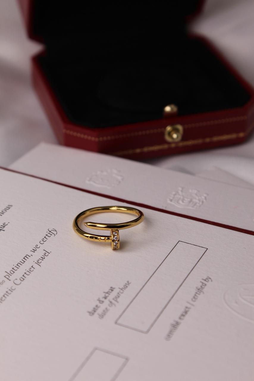 Cartier Head Accent Nail Ring