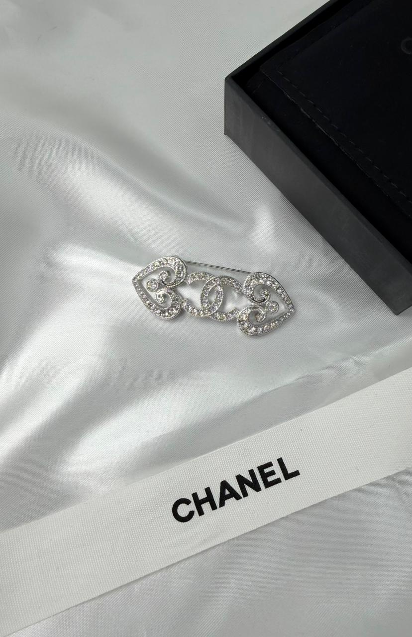 Chanel  CC Logo Brooch
