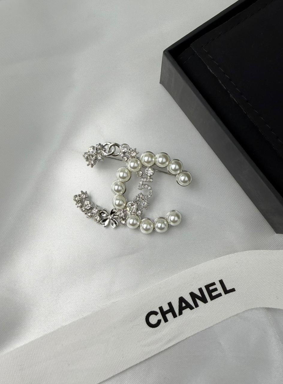 Chanel  CC Logo Brooch