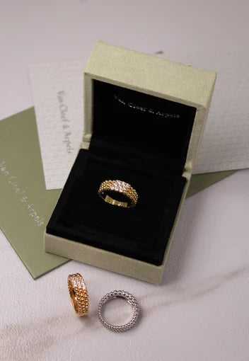 Van Cleef & Arpels Perlée Diamonds Ring