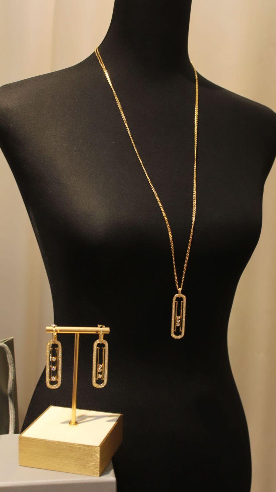 Messika Move Uno Vertical Necklace & ring
