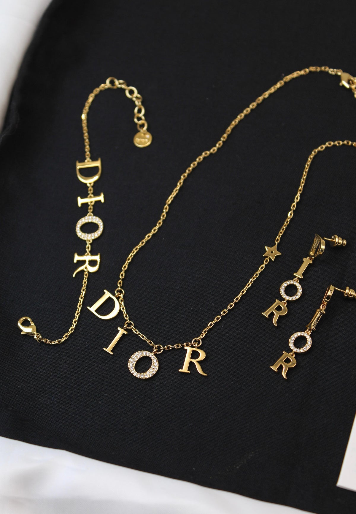 Dior Gold Jewelry Set