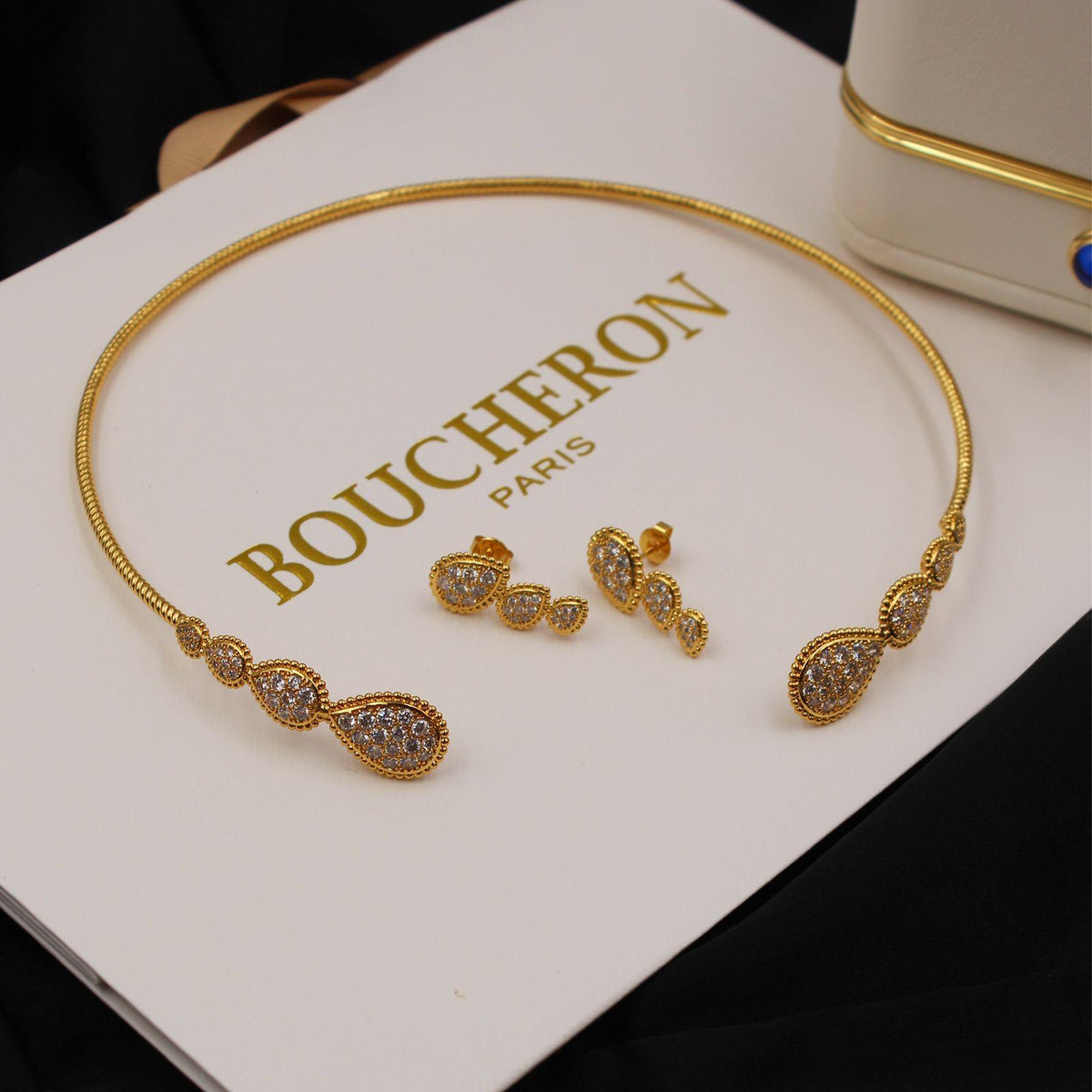 Boucheron Serpent Bohème Diamond Necklace & Earrings Set