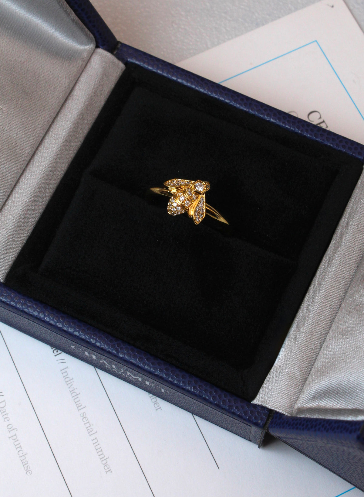 CHAUMET - Gold Bee Bracelet and Ring Set