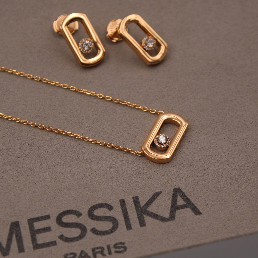 Messika Move Uno Necklace & Earrings