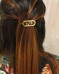 Fendi FF Gold Hair Clip