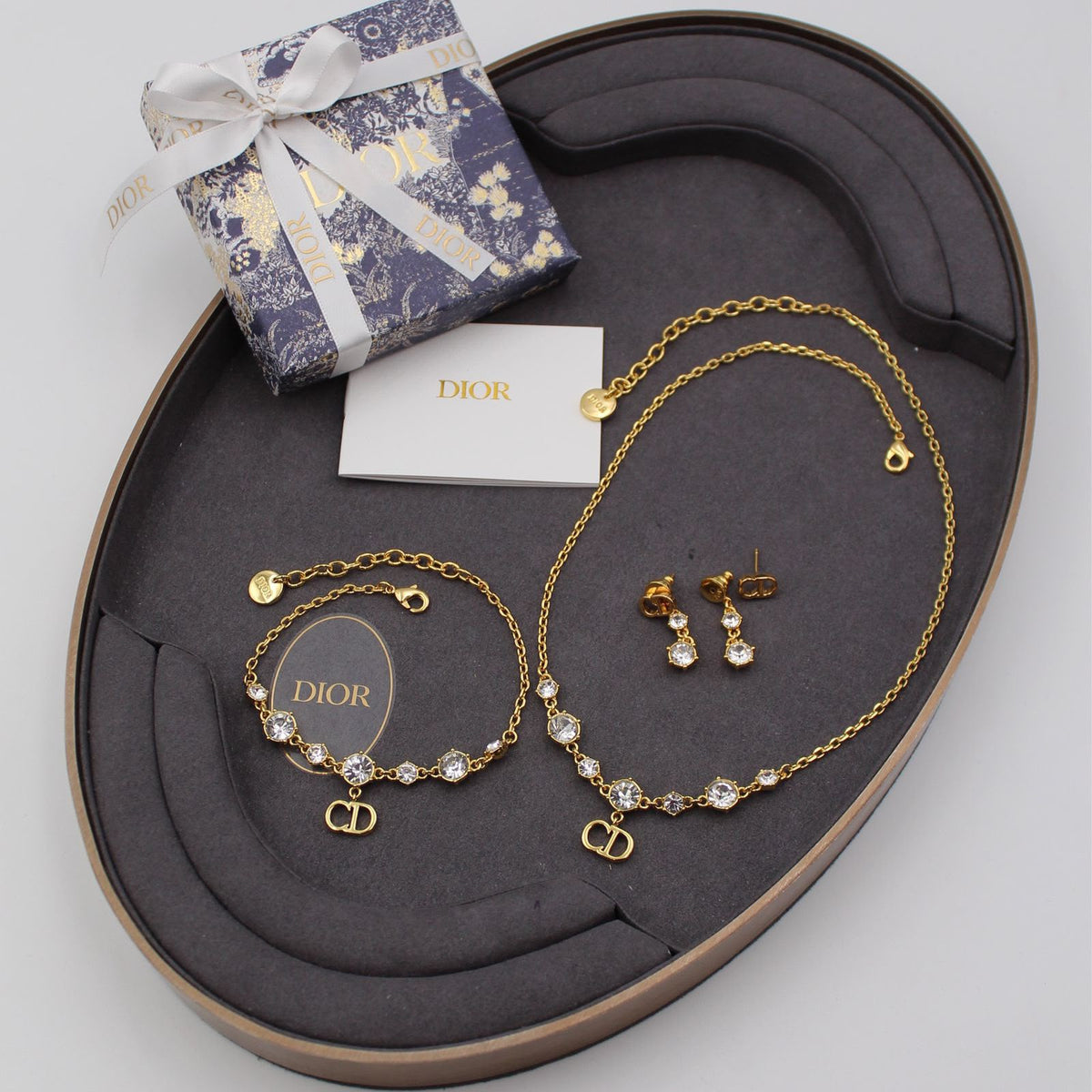 Dior Crystal Jewelry Set