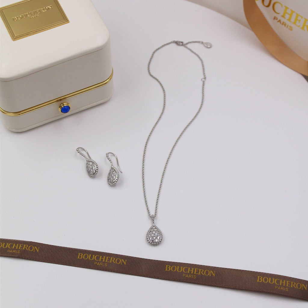 Boucheron Serpent Bohème Diamond Necklace & Earrings Set