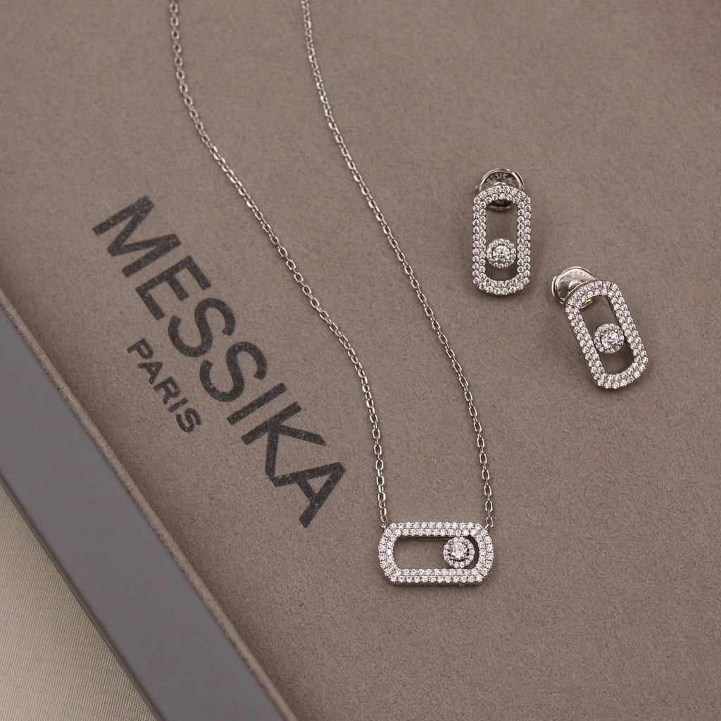 Messika Move Uno Necklace & Earrings