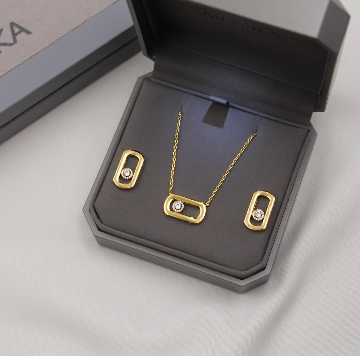 Messika Move Uno Necklace & Earrings