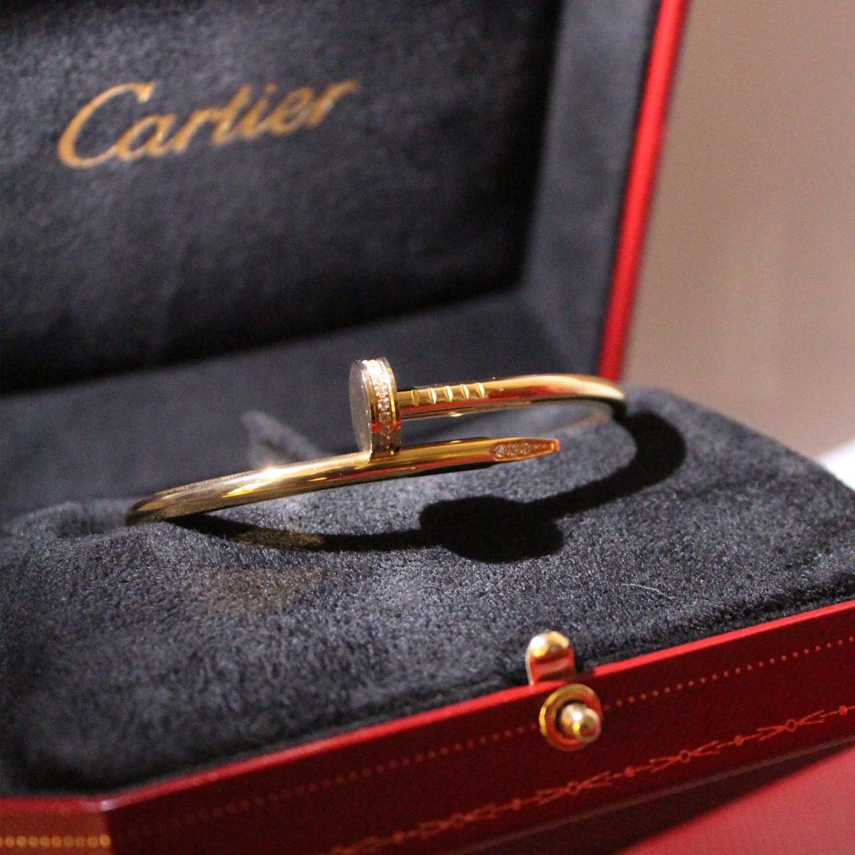 Cartier Juste un Clou Bracelet in Yellow Gold with Diamonds