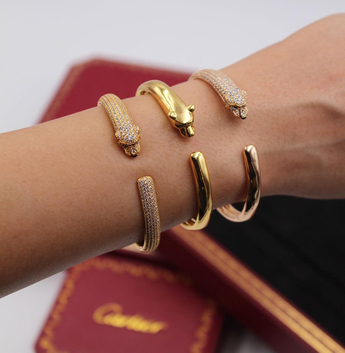 Cartier Panthère de Cartier Bracelet  with Pavé Diamonds