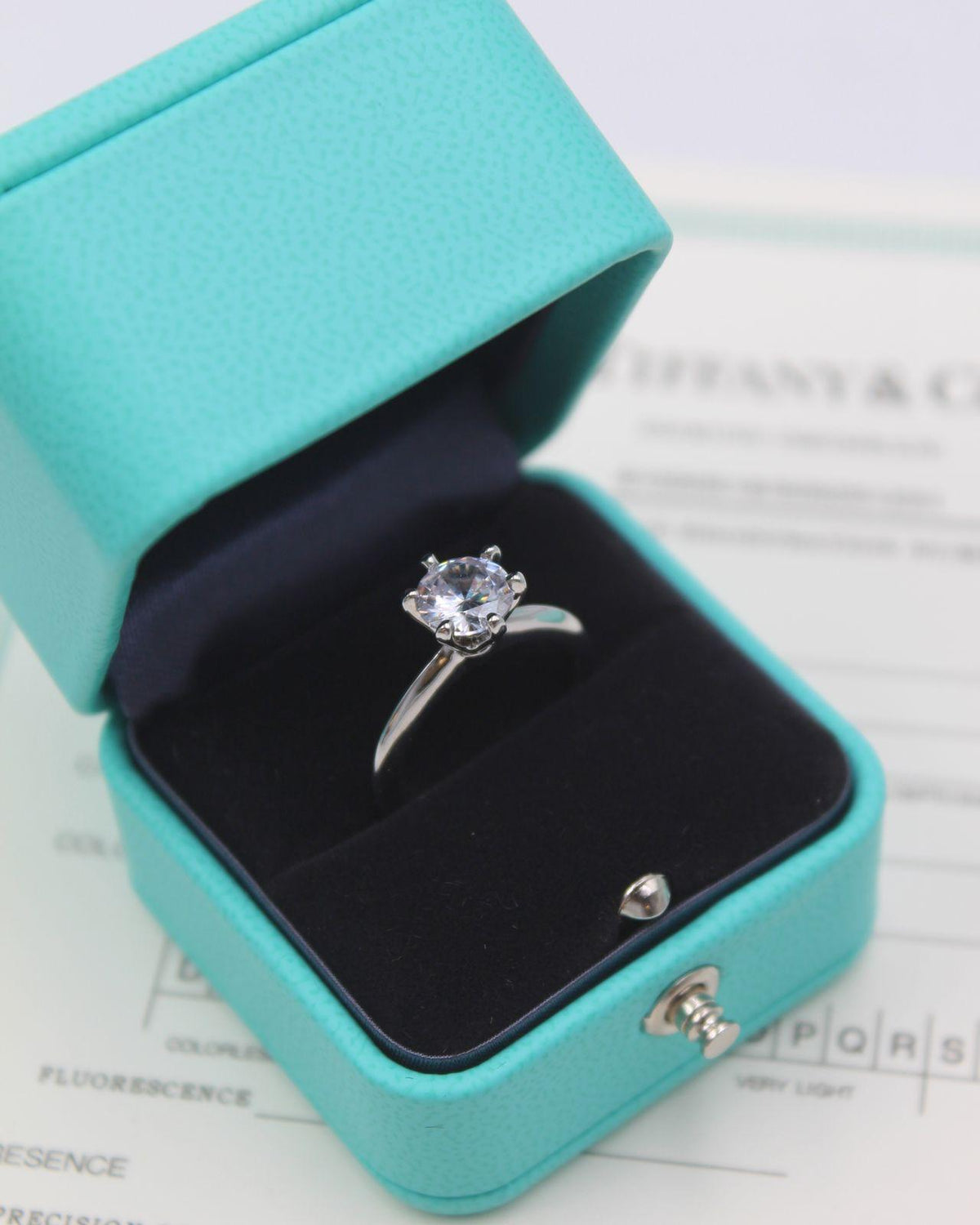 Tiffany & Co. Solitaire Diamond Engagement Ring