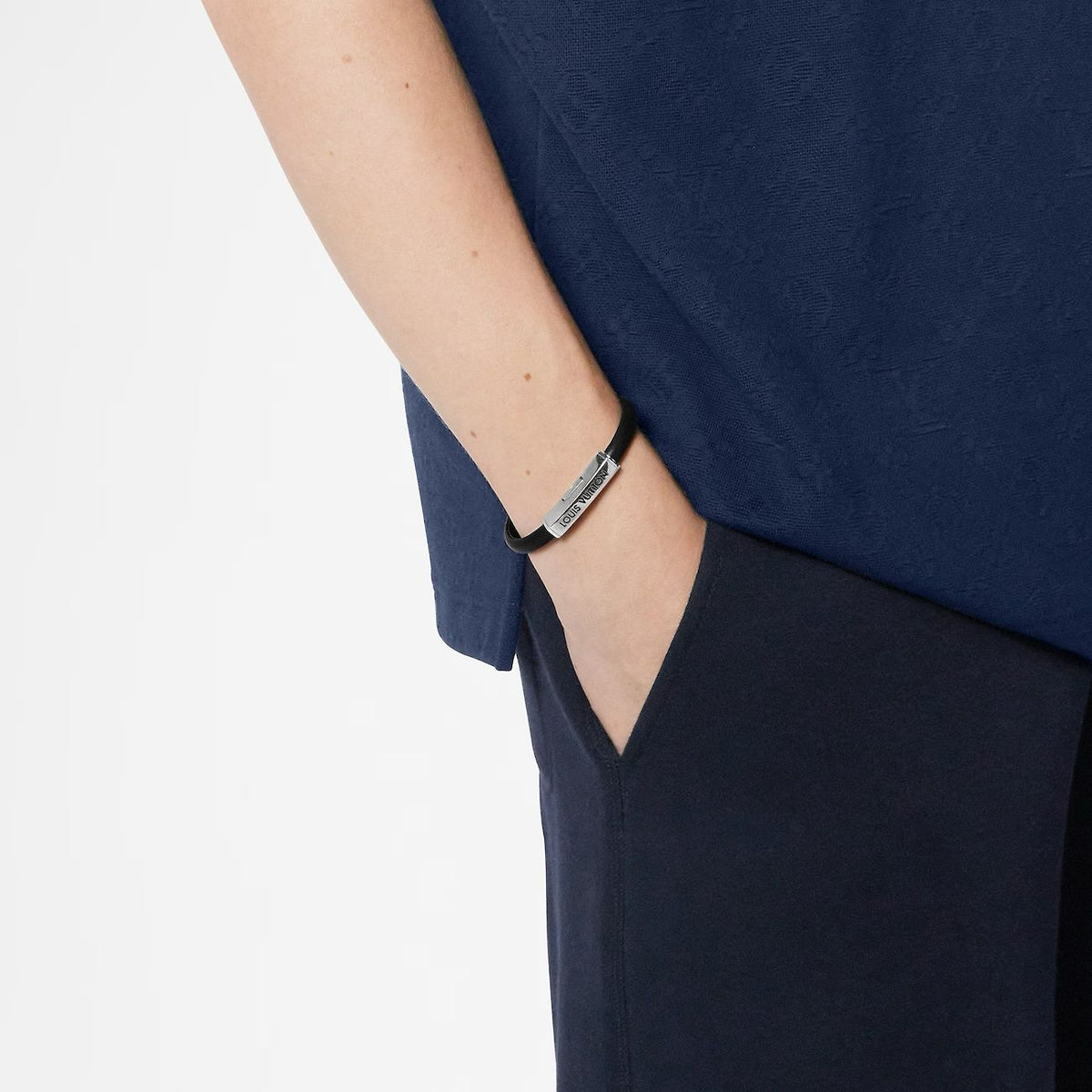 Louis Vuitton LV Signature Leather Bracelet