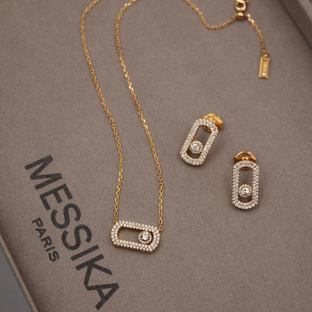 Messika Move Uno Necklace & Earrings