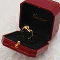 Cartier Rose Gold Tone Signature Band Ring