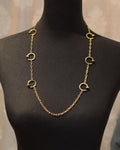 Cartier Gold Tone Six Nail Motif Necklace